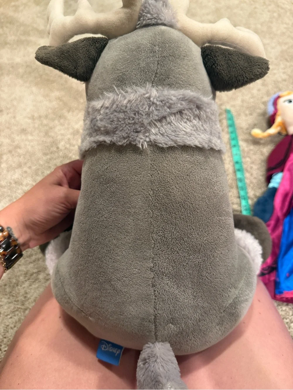 Disney Frozen Plush Bundle Sven Anna Olaf Stuffed Animals Large Lot of 3